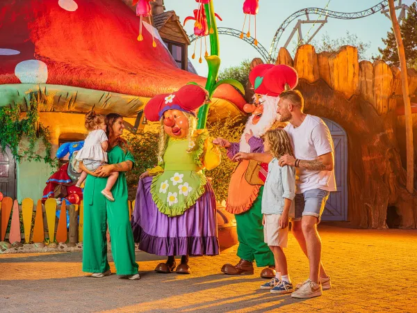 Familie in Plopsaland Resort Belgium 