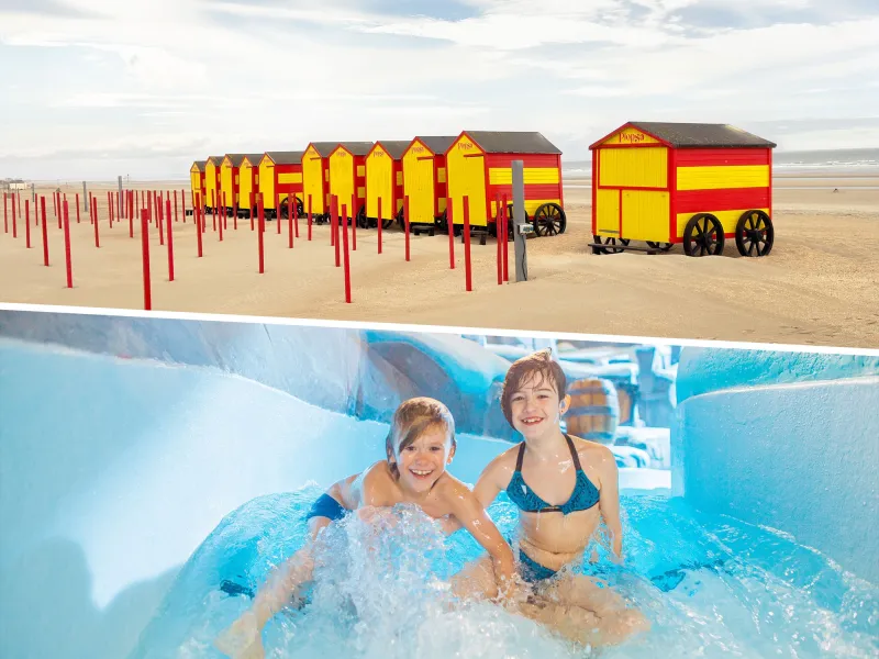 Plopsaland Beach en wildwaterbaan in Plopsaqua De Panne